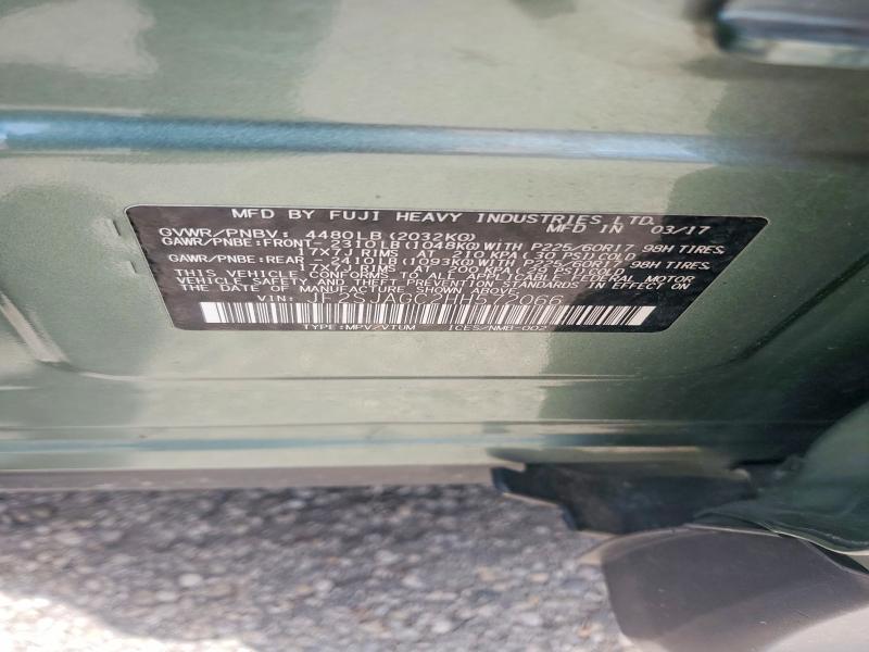 57340586 :رقم المزاد ، JF2SJAGC2HH572066 vin ، 2017 Subaru Forester مزاد بيع