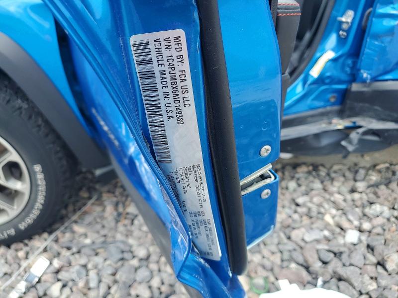 58142746 :رقم المزاد ، 1C4PJMBX6MD149380 vin ، 2021 Jeep Cherokee مزاد بيع