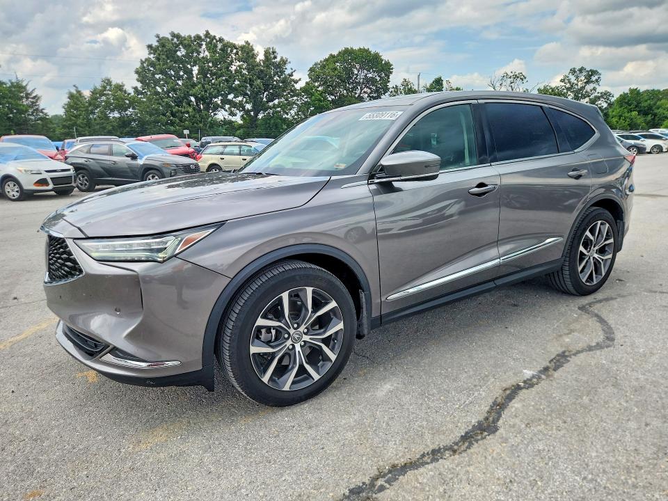 2022 Acura Mdx მანქანა იყიდება აუქციონზე, vin: 5J8YE1H42NL034563, აუქციონის ნომერი: 55309116