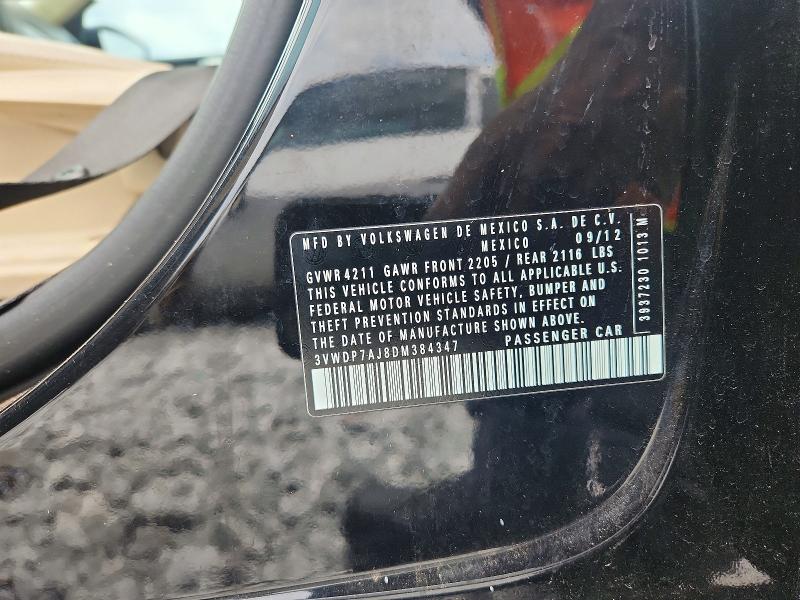 Продаж на аукціоні авто 2013 Volkswagen Jetta, vin: 3VWDP7AJ8DM384347, номер лоту: 57369036