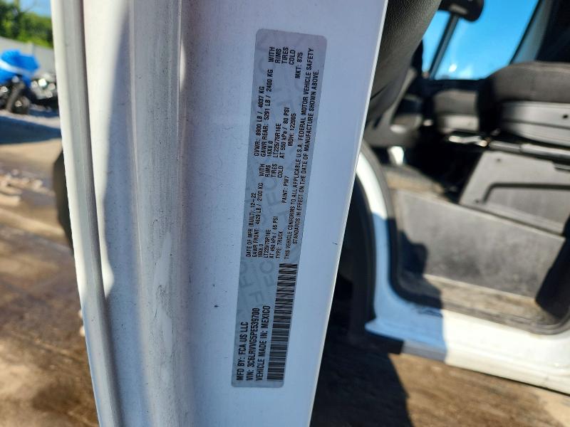 59073676 :رقم المزاد ، 3C6LRVVG5PE539700 vin ، 2023 Ram Promaster 2500 مزاد بيع