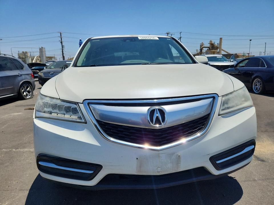 2014 Acura Mdx მანქანა იყიდება აუქციონზე, vin: 5FRYD3H66EB011934, აუქციონის ნომერი: 58068296