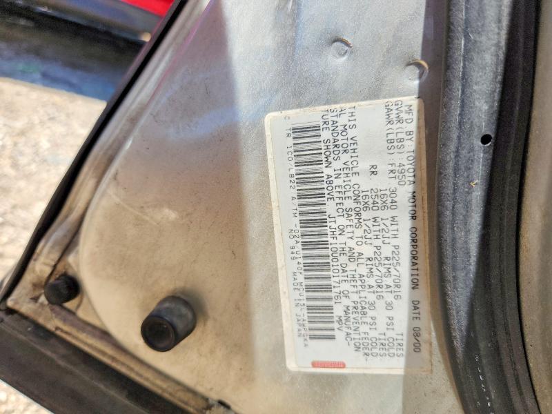 Auction sale of the 2001 Lexus Rx, vin: JTJHF10U010171761, lot number: 57029196