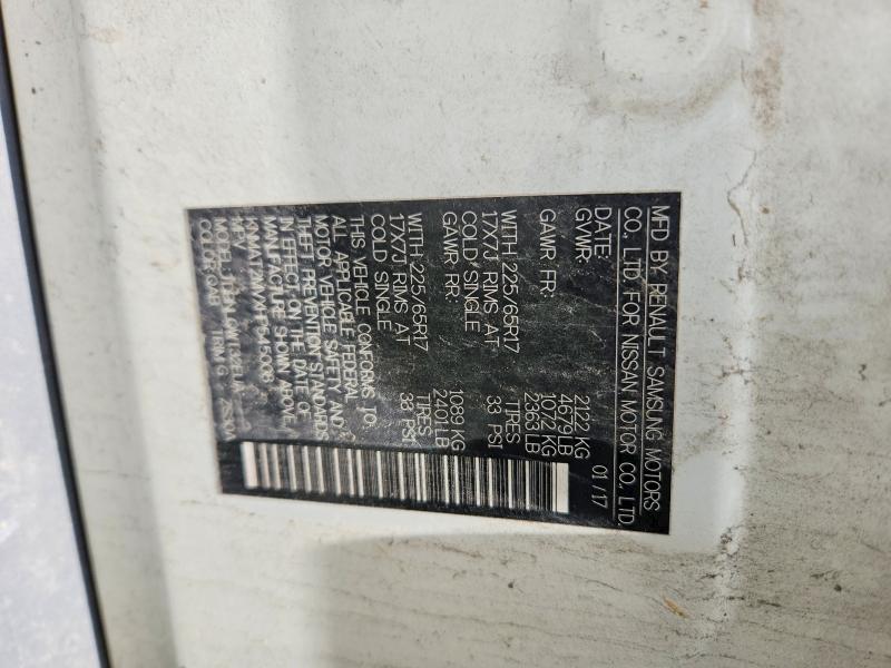 Продаж на аукціоні авто 2017 Nissan Rogue, vin: KNMAT2MVXHP545008, номер лоту: 58802046