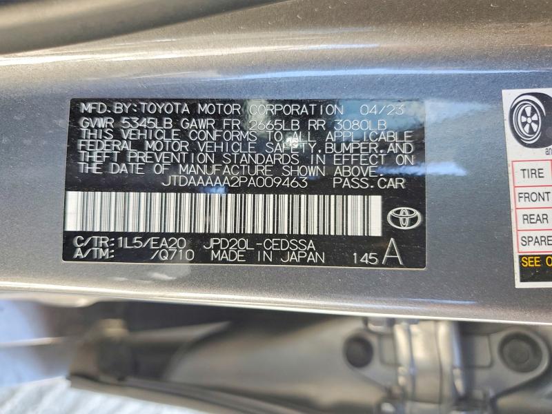 Aukcja sprzedaży 2023 Toyota Mirai, vin: JTDAAAAA2PA009463, numer aukcji: 55530086