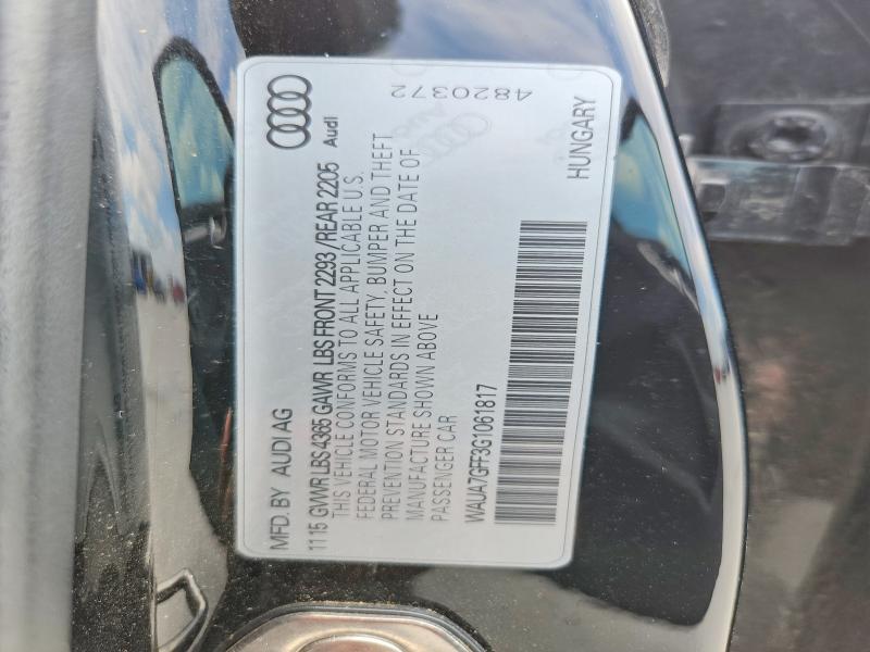 53577376 :رقم المزاد ، WAUA7GFF3G1061817 vin ، 2016 Audi A3 مزاد بيع