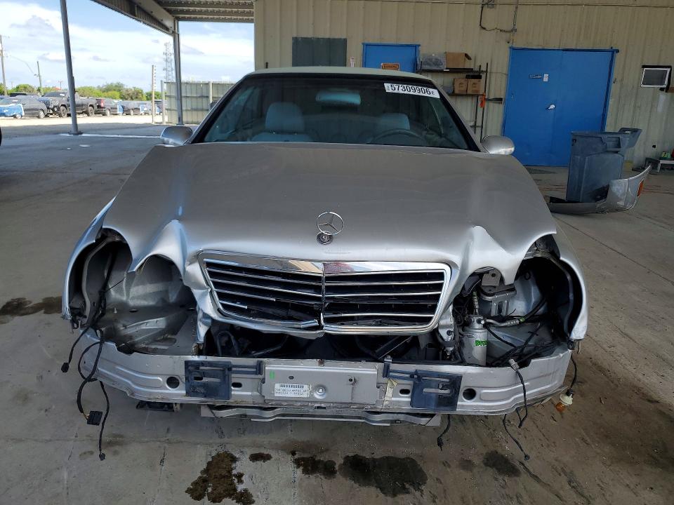2002 Mercedes-benz Clk მანქანა იყიდება აუქციონზე, vin: WDBLK70G52T113813, აუქციონის ნომერი: 57309906