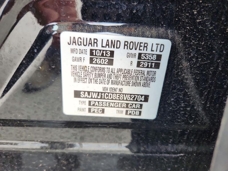 Продажа на аукционе авто 2014 Jaguar Xj, vin: SAJWJ1CD8E8V62704, номер лота: 57816646