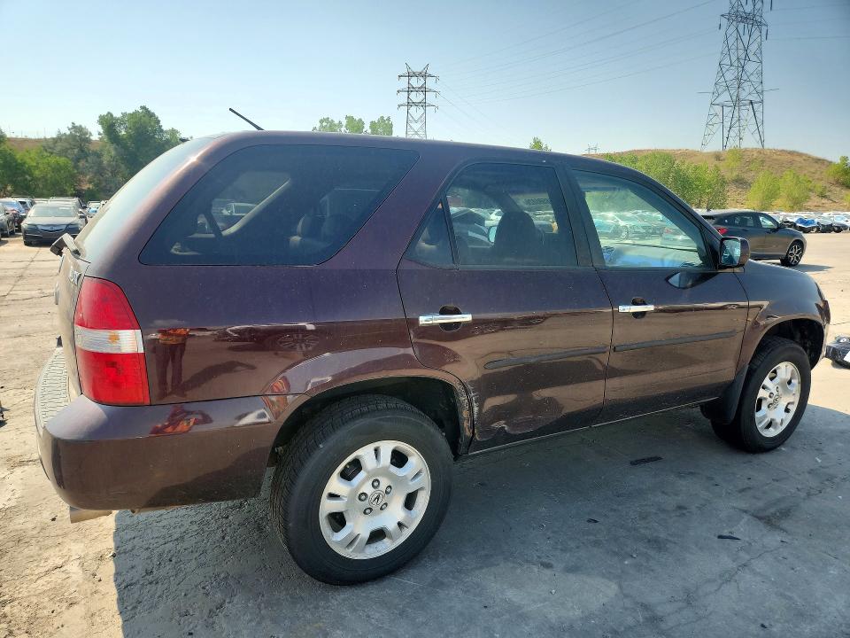 58595826 :رقم المزاد ، 2HNYD18252H512283 vin ، 2002 Acura Mdx مزاد بيع