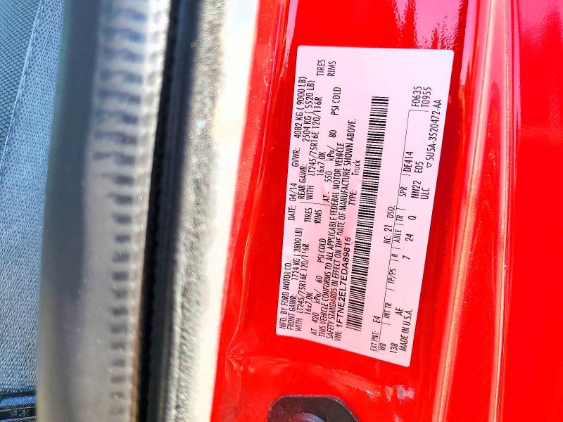 2014 Ford Econoline მანქანა იყიდება აუქციონზე, vin: 1FTNE2EL7EDA89815, აუქციონის ნომერი: 55956836