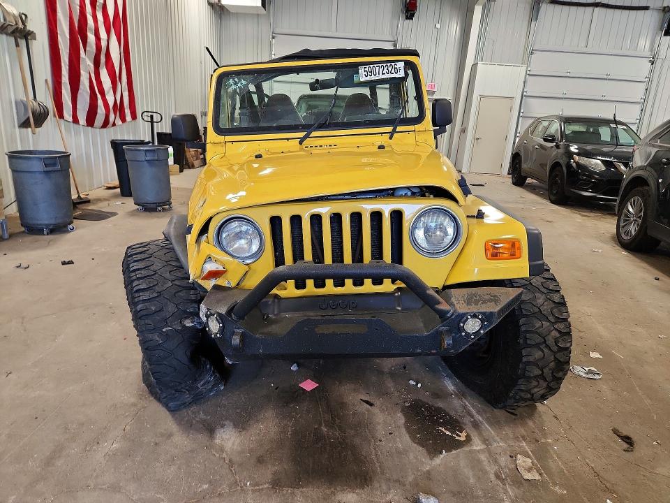 59072326 :رقم المزاد ، 1J4FA49S2YP786299 vin ، 2000 Jeep Wrangler / Tj مزاد بيع