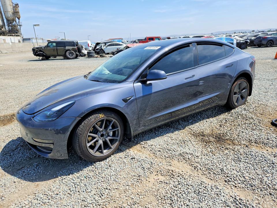 Auction sale of the 2023 Tesla Model 3, vin: 5YJ3E1EA9PF593956, lot number: 55901326
