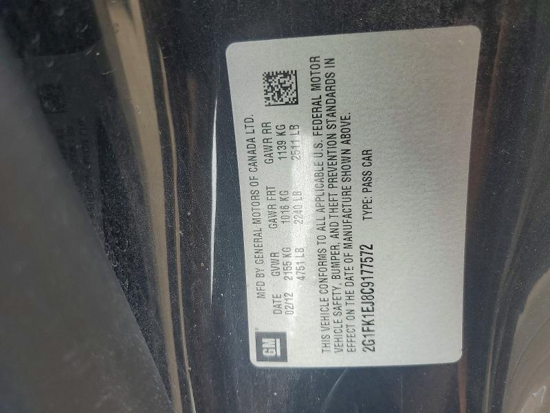 Продажа на аукционе авто 2012 Chevrolet Camaro, vin: 2G1FK1EJ8C9177572, номер лота: 55499646