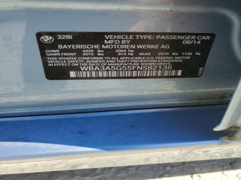 Aukcja sprzedaży 2015 Bmw 328, vin: WBA3A5G55FNS82136, numer aukcji: 57864906