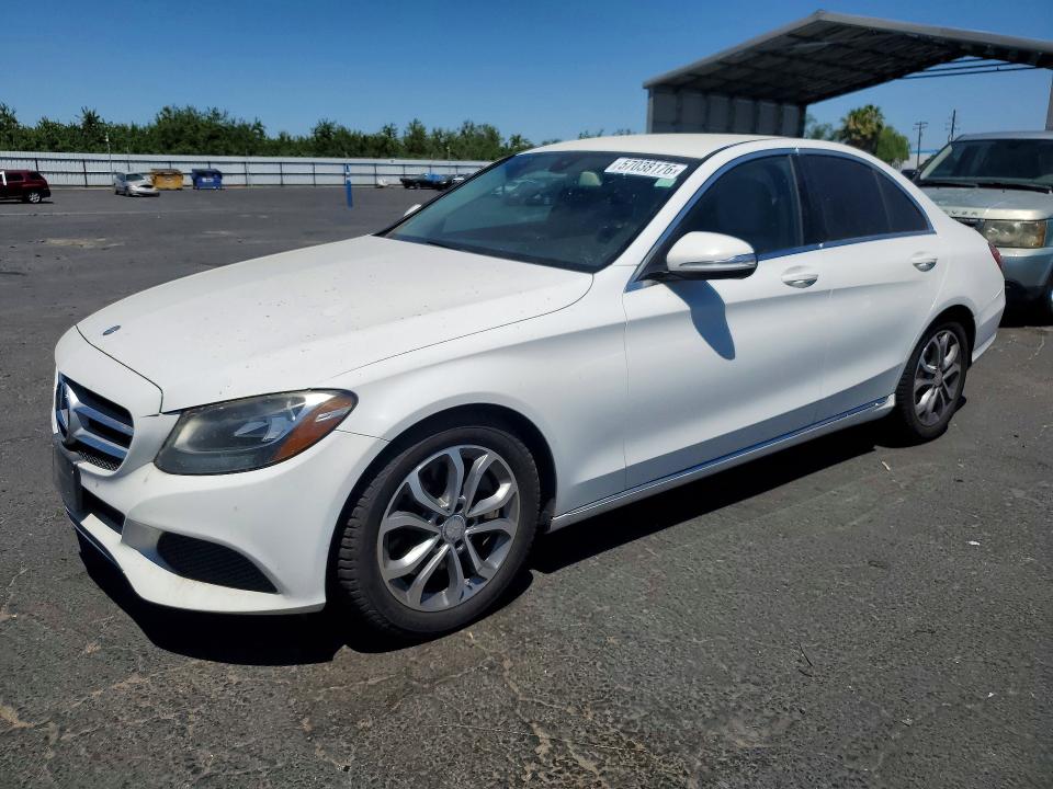 57038176 :رقم المزاد ، 55SWF4JB4FU085529 vin ، 2015 Mercedes-benz C مزاد بيع