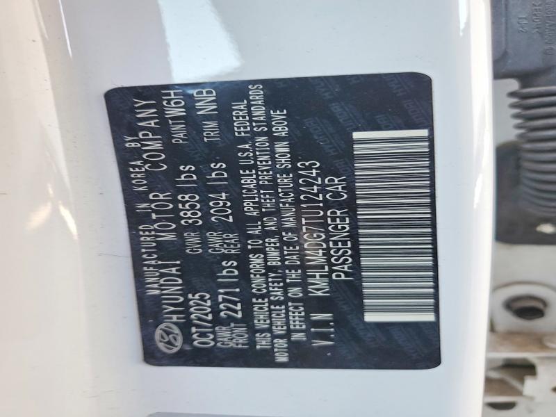 Продаж на аукціоні авто 2026 Hyundai Elantra, vin: KMHLM4DG7TU124243, номер лоту: 58155816