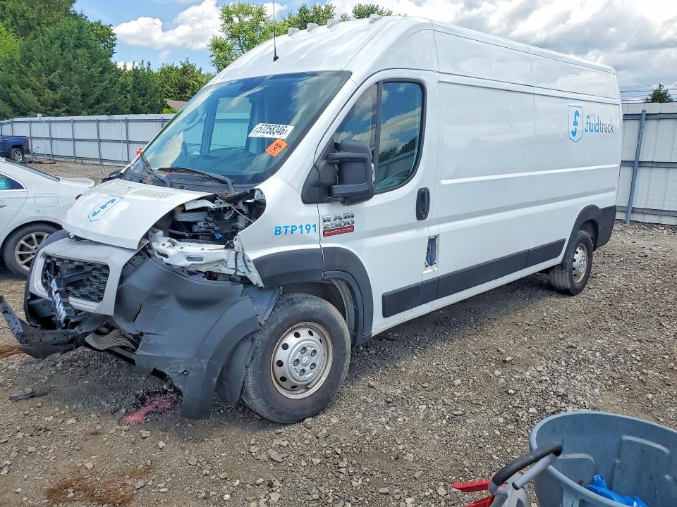 2021 Ram Promaster 2500 მანქანა იყიდება აუქციონზე, vin: 3C6LRVDG8ME570291, აუქციონის ნომერი: 57258346