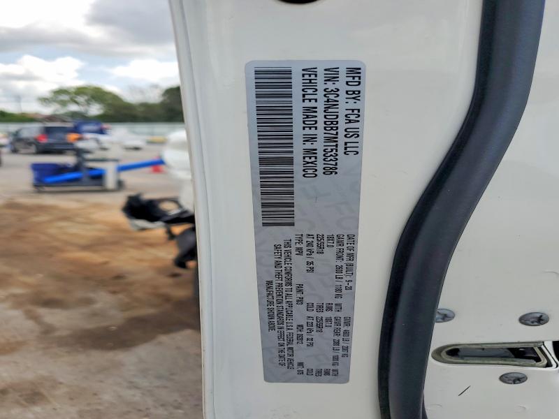 Продажа на аукционе авто 2021 Jeep Compass, vin: 3C4NJDBB7MT533786, номер лота: 58883666