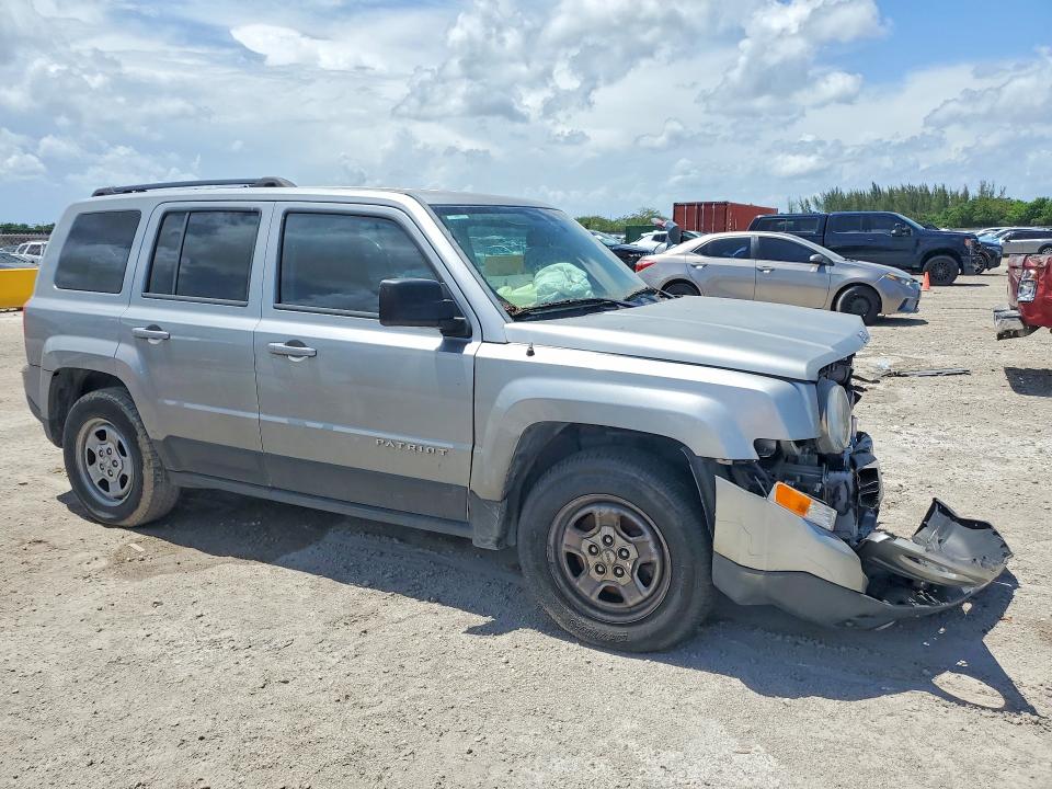 58810016 :رقم المزاد ، 1C4NJPBA9FD208977 vin ، 2015 Jeep Patriot مزاد بيع