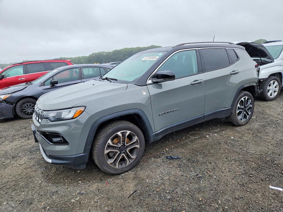 57703936 :رقم المزاد ، 3C4NJDCB2NT111702 vin ، 2022 Jeep Compass مزاد بيع