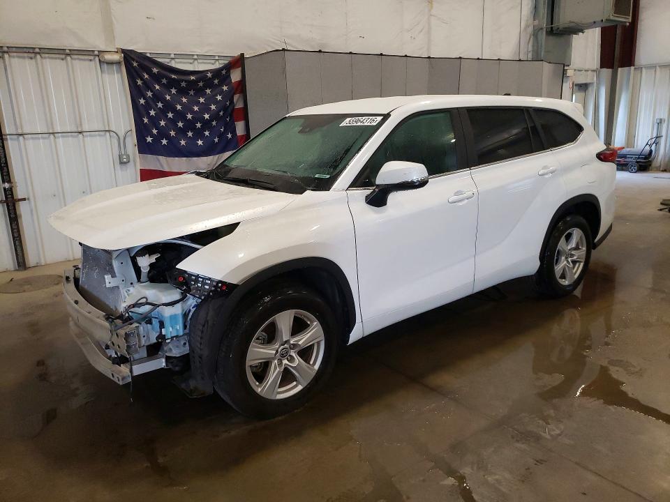 2023 Toyota Highlander მანქანა იყიდება აუქციონზე, vin: 5TDKDRAH3PS047942, აუქციონის ნომერი: 55964316