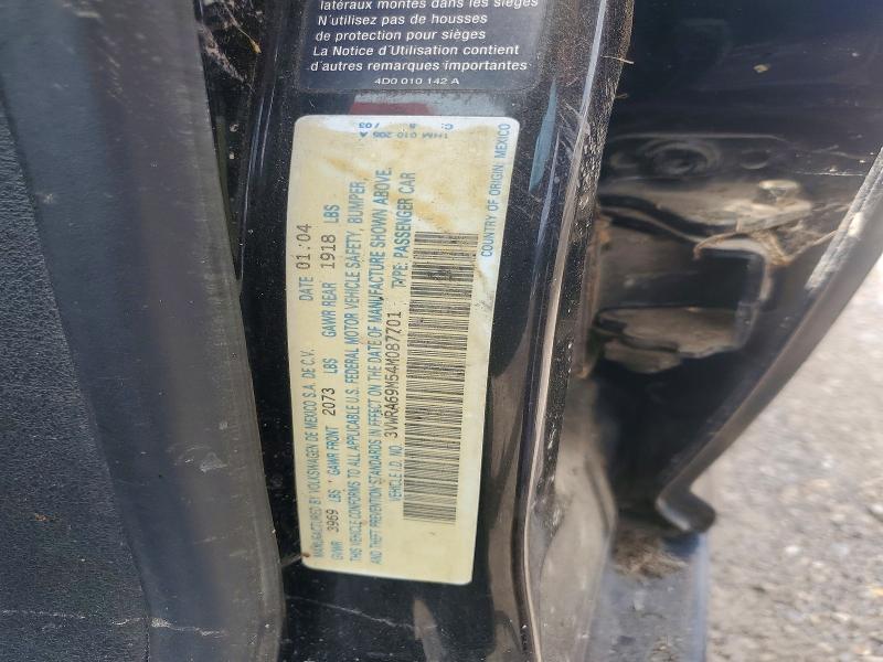 55833696 :رقم المزاد ، 3VWRA69M54M087701 vin ، 2004 Volkswagen Jetta مزاد بيع