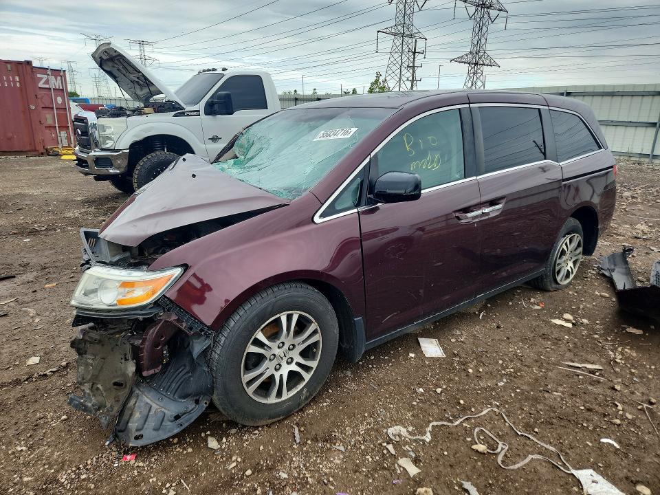 2011 Honda Odyssey მანქანა იყიდება აუქციონზე, vin: 5FNRL5H65BB046674, აუქციონის ნომერი: 55034716