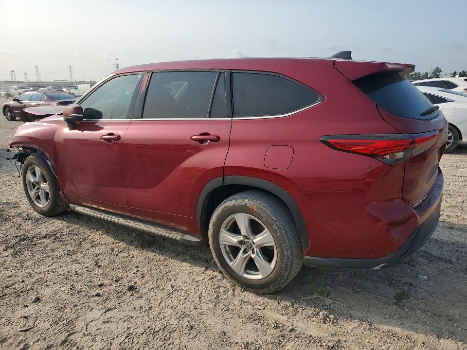 58790996 :رقم المزاد ، 5TDZZRAHXNS552583 vin ، 2022 Toyota Highlander مزاد بيع
