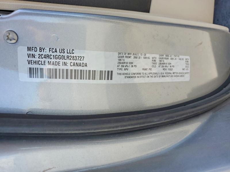 Aukcja sprzedaży 2020 Chrysler Pacifica, vin: 2C4RC1GG0LR283727, numer aukcji: 41633746