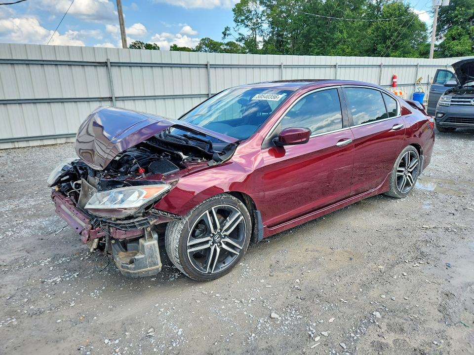 Auction sale of the 2016 Honda Accord, vin: 1HGCR2F50GA051425, lot number: 58540356