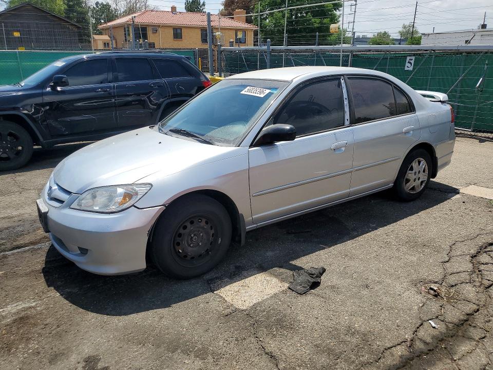 Продаж на аукціоні авто 2005 Honda Civic, vin: 2HGES16525H623391, номер лоту: 56835396