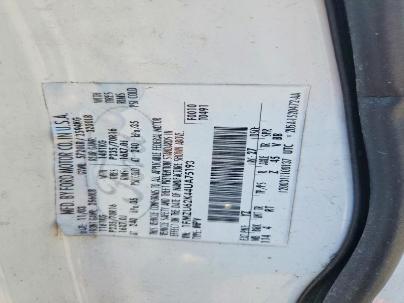 Aukcja sprzedaży 2004 Ford Explorer, vin: 1FMZU62K44UA75193, numer aukcji: 55790656