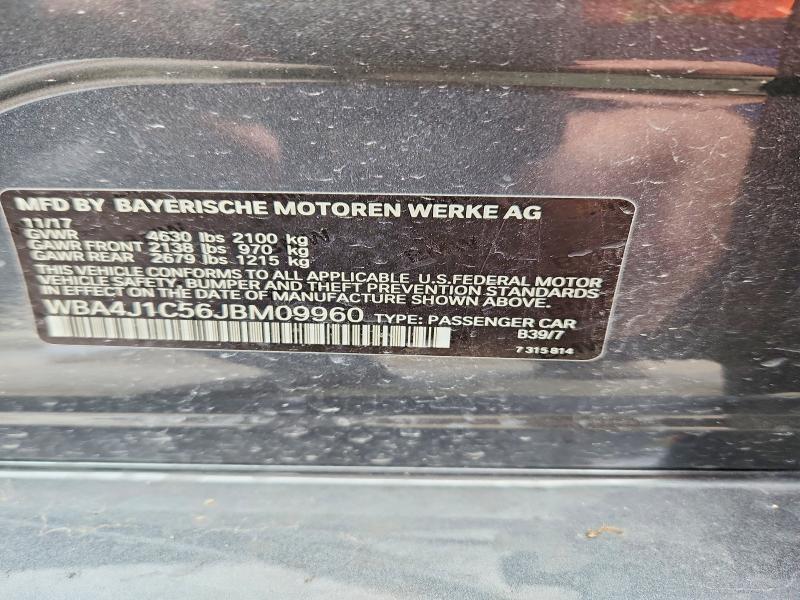 Aukcja sprzedaży 2018 Bmw 430i, vin: WBA4J1C56JBM09960, numer aukcji: 55566886