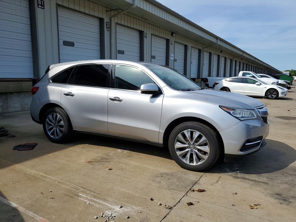 58663146 :رقم المزاد ، 5FRYD4H41FB031689 vin ، 2015 Acura Mdx مزاد بيع
