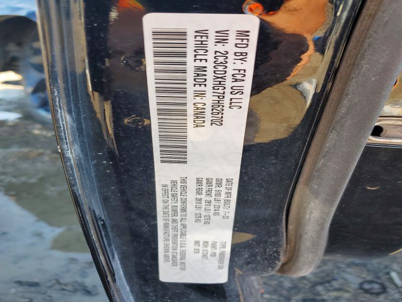 57610516 :رقم المزاد ، 2C3CDXHG7PH626702 vin ، 2023 Dodge Charger مزاد بيع