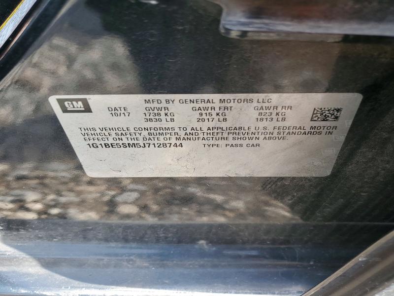 Продаж на аукціоні авто 2018 Chevrolet Cruze, vin: 1G1BE5SM5J7128744, номер лоту: 55951236