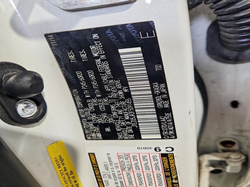 2015 Toyota 4runner მანქანა იყიდება აუქციონზე, vin: JTEZU5JR3F5091455, აუქციონის ნომერი: 57371516