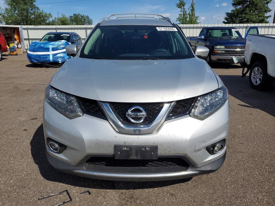 2015 Nissan Rogue მანქანა იყიდება აუქციონზე, vin: 5N1AT2MK7FC899168, აუქციონის ნომერი: 57165046