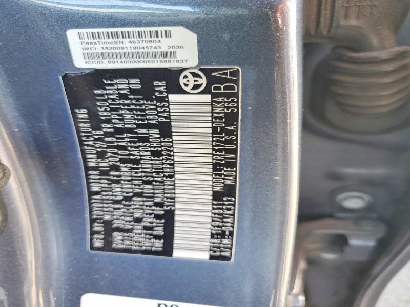 57080426 :رقم المزاد ، 5YFBURHE1HP622206 vin ، 2017 Toyt Corolla مزاد بيع