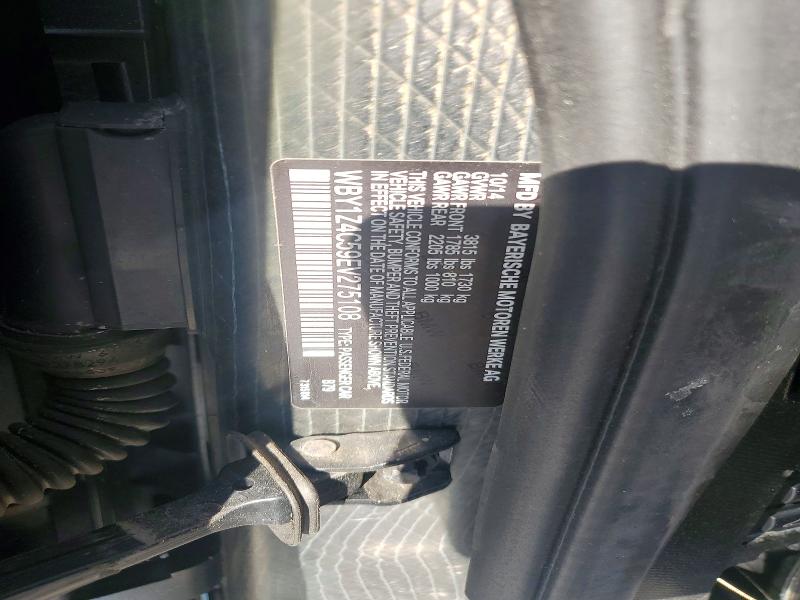 2014 Bmw I3 მანქანა იყიდება აუქციონზე, vin: WBY1Z4C59EV275108, აუქციონის ნომერი: 55631966
