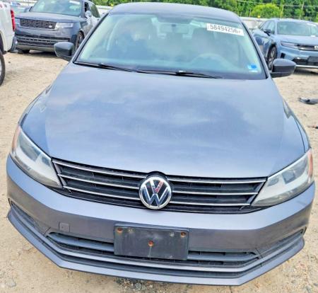 2015 Volkswagen Jetta მანქანა იყიდება აუქციონზე, vin: 3VWD17AJ2FM250955, აუქციონის ნომერი: 58494256