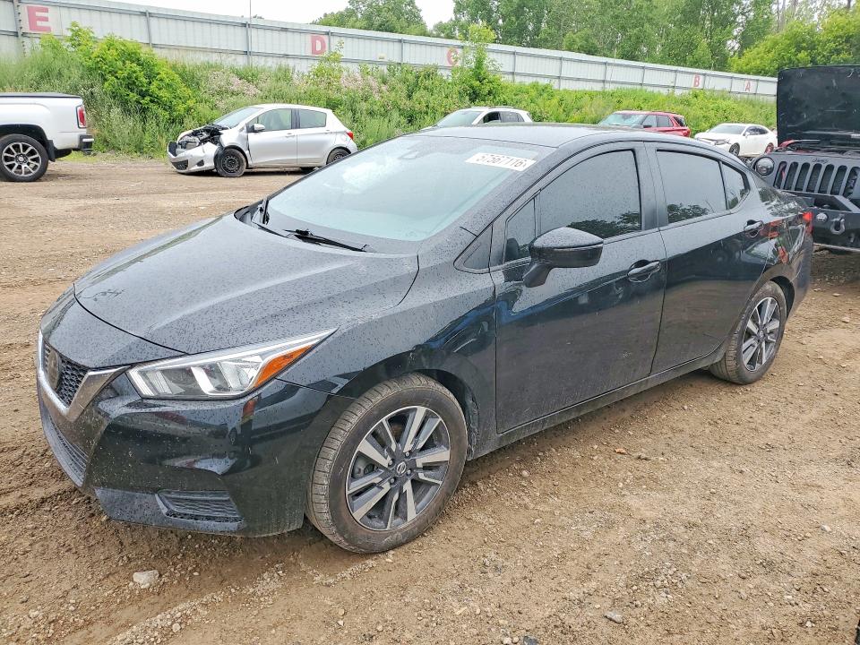 57567116 :رقم المزاد ، 3N1CN8EV6ML850101 vin ، 2021 Nissan Versa مزاد بيع