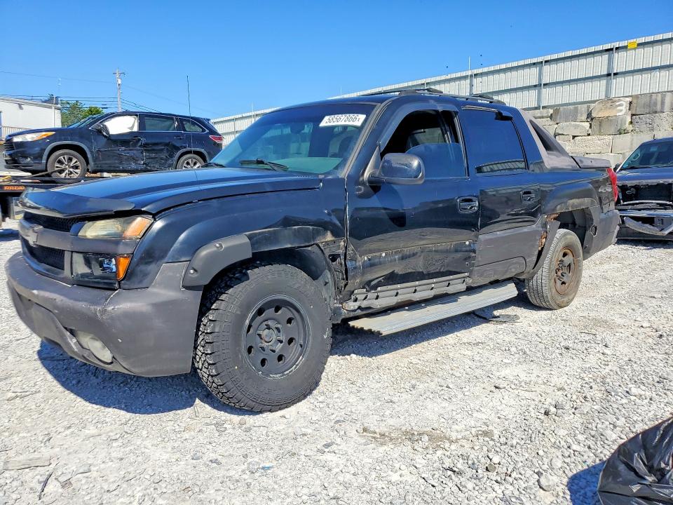 2002 Chevrolet Avalanche მანქანა იყიდება აუქციონზე, vin: 3GNEK13T52G162725, აუქციონის ნომერი: 58567866