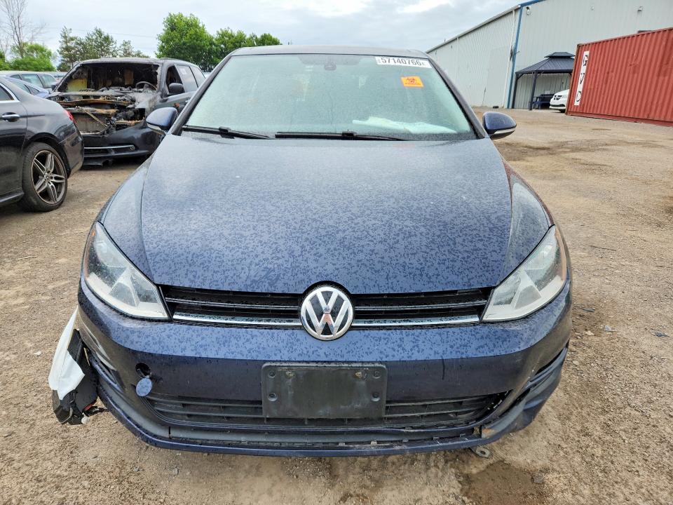 57140766 :رقم المزاد ، 3VW117AU4HM050224 vin ، 2017 Volkswagen Golf مزاد بيع