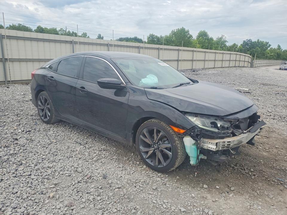2019 Honda Civic მანქანა იყიდება აუქციონზე, vin: 2HGFC2F88KH589681, აუქციონის ნომერი: 57408336