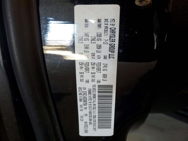 2013 Chrysler Town & Country მანქანა იყიდება აუქციონზე, vin: 2C4RC1HG9DR807960, აუქციონის ნომერი: 59002176