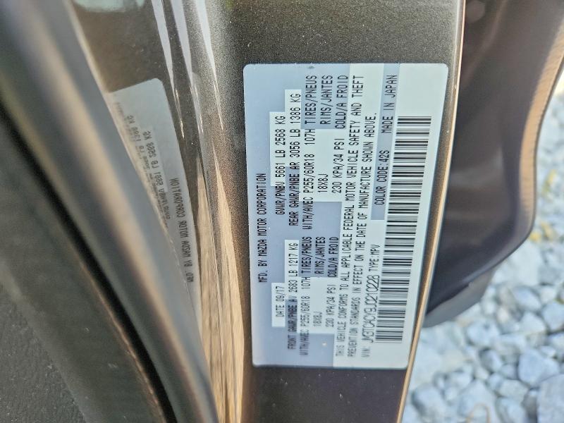 58982856 :رقم المزاد ، JM3TCACY9J0210228 vin ، 2018 Mazda Cx-9 مزاد بيع