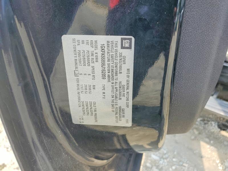 2008 Gmc Yukon Xl მანქანა იყიდება აუქციონზე, vin: 1GKFK66898J162059, აუქციონის ნომერი: 59539676