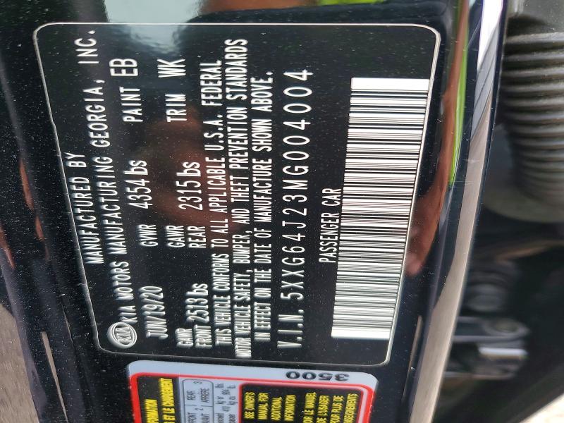 58189246 :رقم المزاد ، 5XXG64J23MG004004 vin ، 2021 Kia K5 مزاد بيع