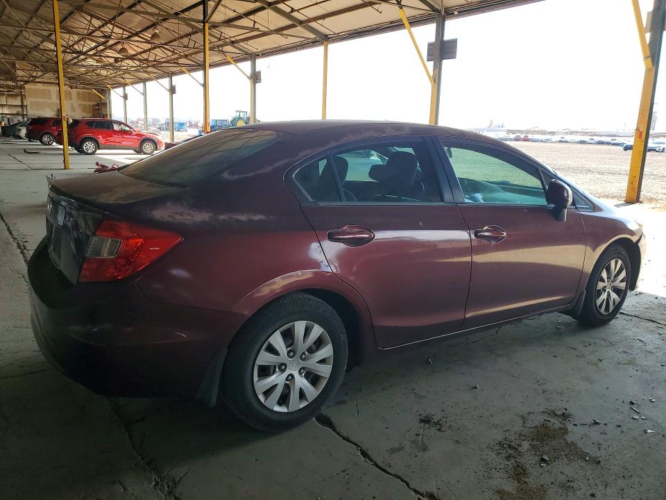 Продаж на аукціоні авто 2012 Honda Civic, vin: 2HGFB2F52CH579416, номер лоту: 56824536